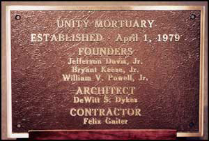 Founders Plaque